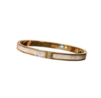 Rhinestone Enamel Bangle 