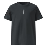 Image 5 of Embroidered "Layered Cross" t-shirt