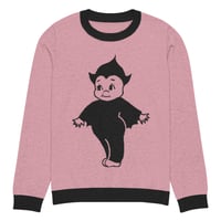 Image 10 of Baby Bat Knitted crew neck sweater