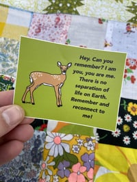 Image 2 of animist doe sticker 