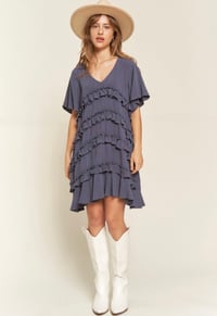 Image 1 of Flippy hem Dress