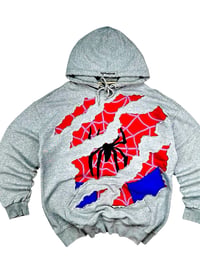 Image 3 of Reworked Webslash Ash Hoodie Size L