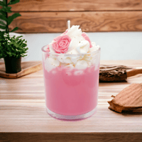 Image 2 of Rose Delight Dessert Candle, 8oz Candle