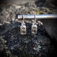 Heart CannaLeaf earrings