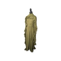 Image 1 of Floor Length Ruffled Overhead Set