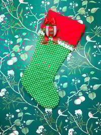 Image 3 of My Heart To Yours Ornament Vintage Santa Bear