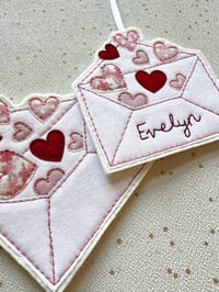 Image 2 of Love Heart Envelope Decoration 