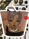 Sassy Handbag with drawstring 