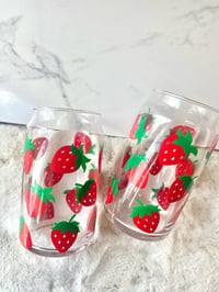 Image 1 of Strawberry Glass Can