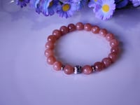 Image 4 of Sunstone Gemstone Stretch Bracelet