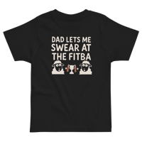 Image 1 of Child - Dad Lets Me Swear at the Fitba T-shirt