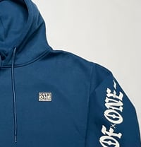 Image 4 of KEEP GOD FIRST BLUE HOODIE