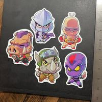 Image 3 of Chibi Foot Clan sticker set