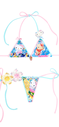 Image 5 of Pink Bikini hellokitty underwater 
