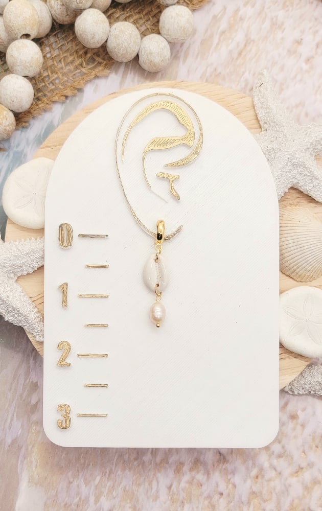 Image of Freshwater Pearl Cowrie Dangles 