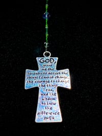 Image 1 of “Serenity Prayer” Sun Catcher 2