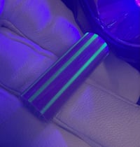 Image 2 of Pink/ red with stripes and uv highlights
