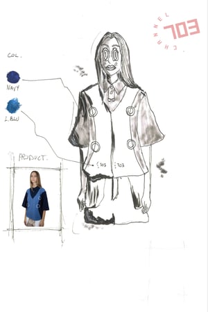 Image of Hypomaèleon - space spedition polo (navy/blu)