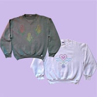 Image 1 of Cross Stitch Reworked Vintage Sweaters