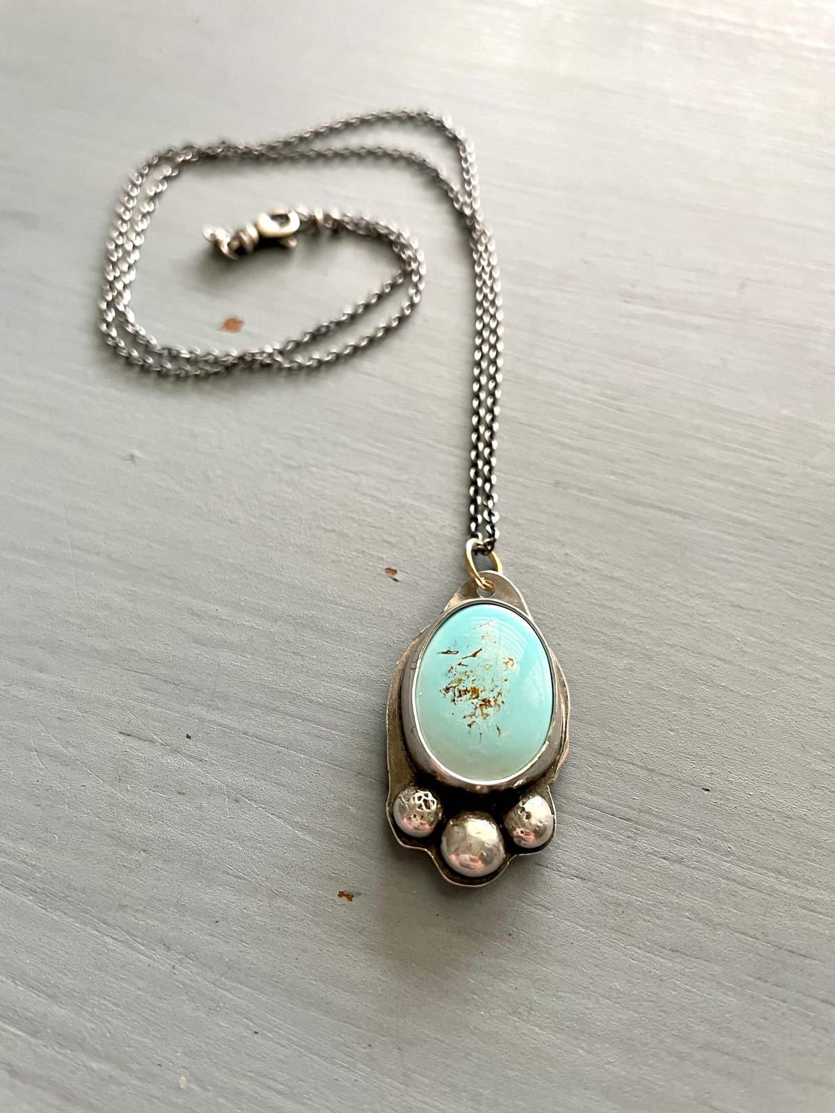 Elisa Sterling Silver Curb Chain Necklace in Turquoise | Kendra Scott
