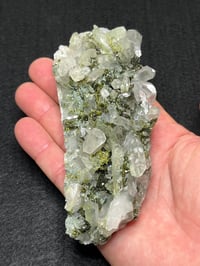 Image 5 of Epidote On Quartz Crystal Specimen #2529