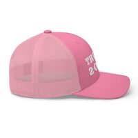 Image 5 of Trump 2024 Pink - Trucker Cap from PatriotsCo.com