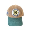 Art Of Fame/ Boston Bruins/ Tan & Hunter Green Corduroy Dad Hat
