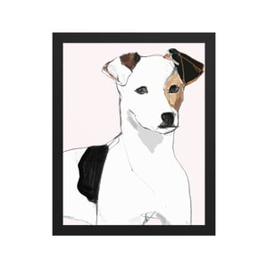 Image of JACK RUSSEL FRAMED ART