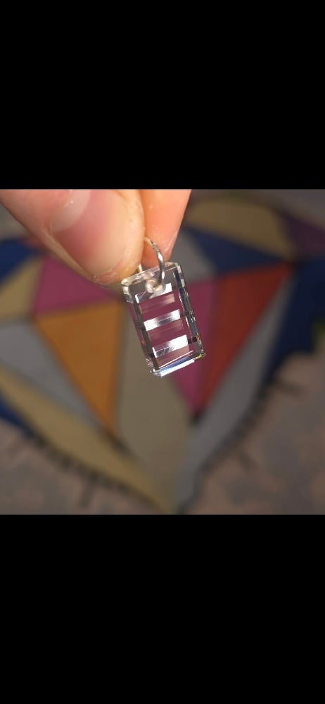 Image of Optical crystal charm 