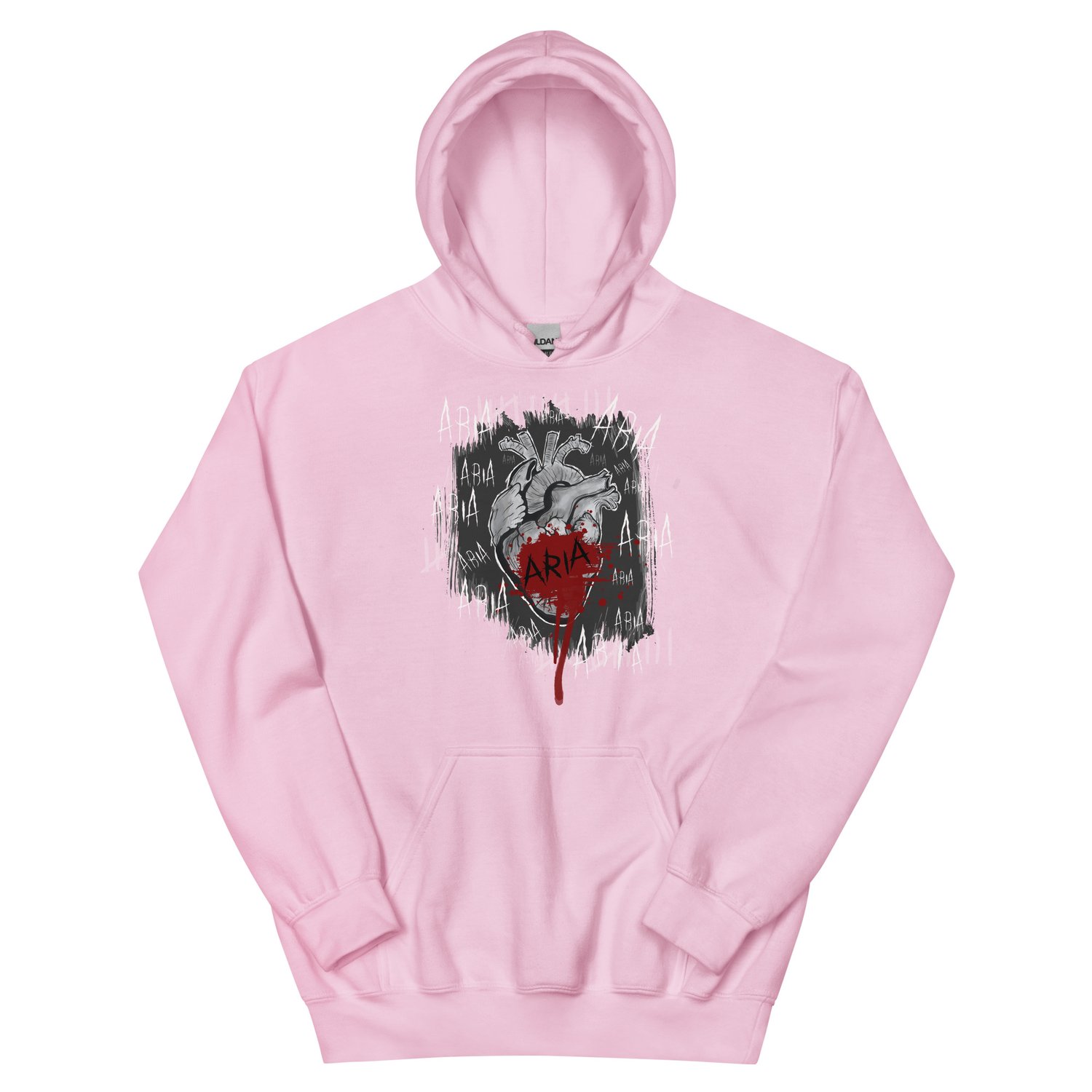 Image of Officially licensed Leigh Rivers Psychotic obsession Aria heart Unisex Hoodie