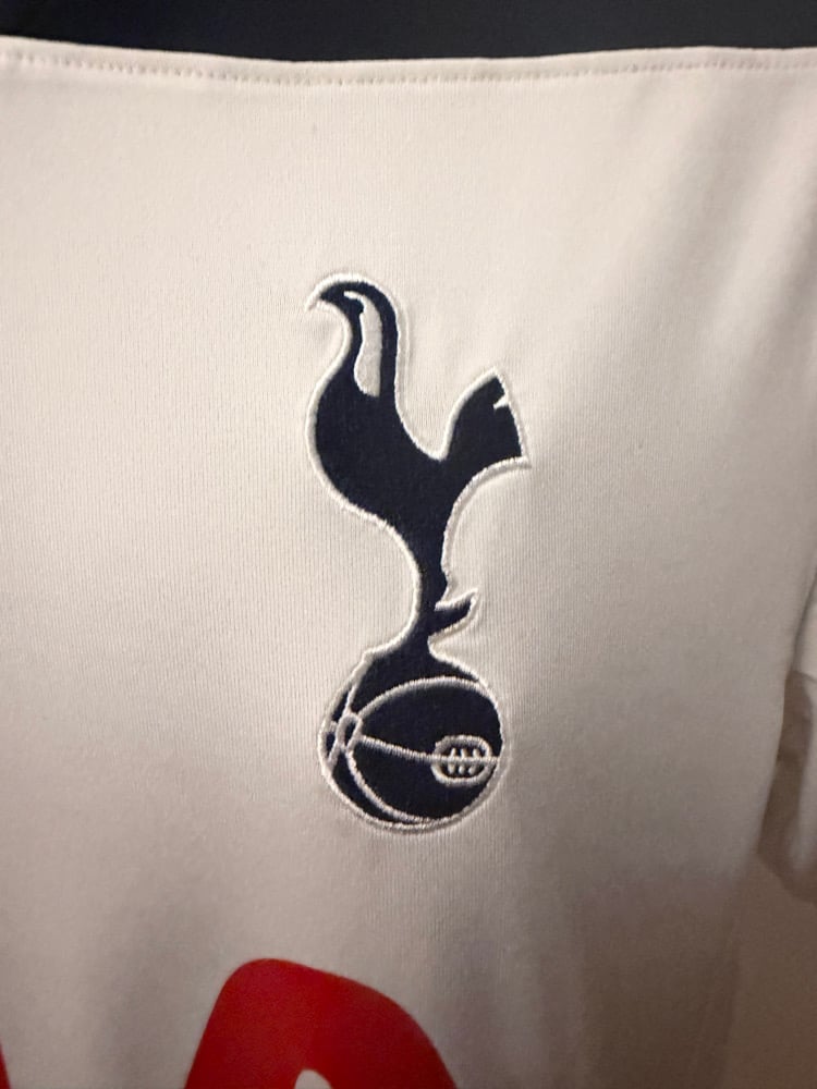 Image of Tottenham Hotspur “DEMBÉLÉ 19” 2016/17 Home Shirt + PL patches  (L)