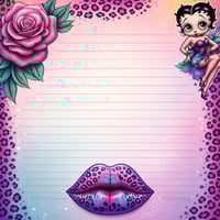 Image 10 of RAINBOW BETTY BOOP FULLY CUSTOMIZABLE STATIONARY GIFT SET