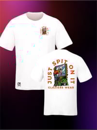 Image 2 of just spit  white Tee