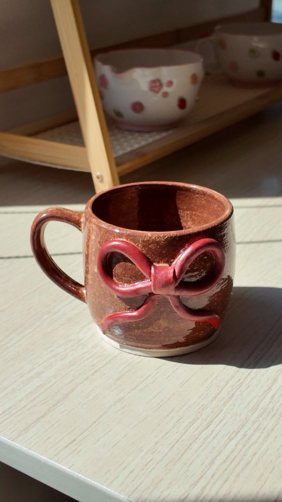 Image of Albany Red Bow Mug