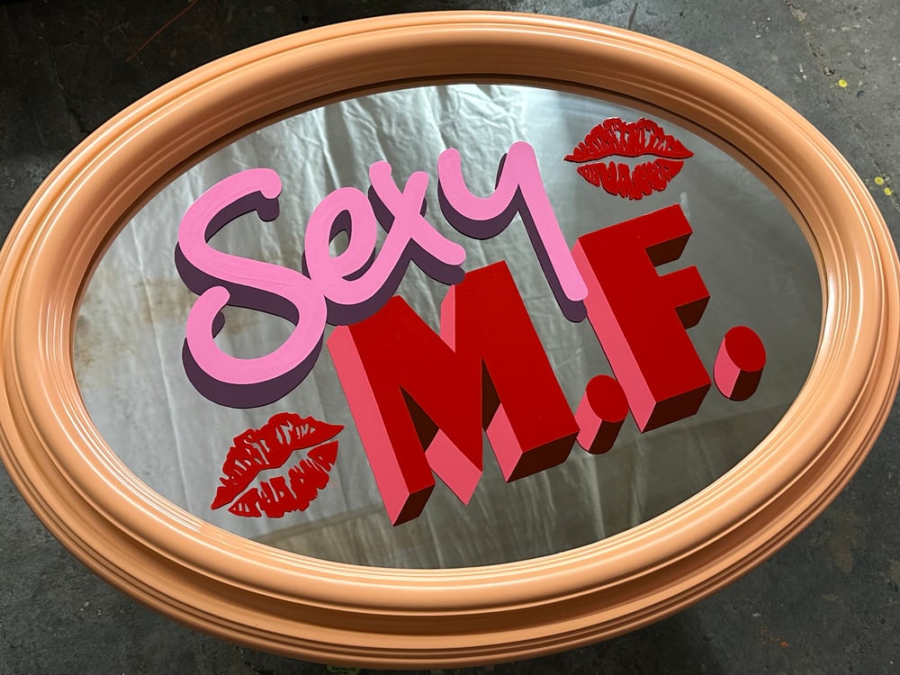 Image of Vintage Mirror Sexy M.F.