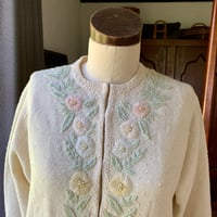 Image 4 of Miles Sweaters Beaded Cardigan Large