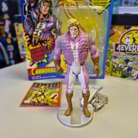 Image 2 of Vintage ToyBiz Uncanny X-Men X-Force Cannonball Action Figure – Loose with Backing Card