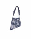 Denim Bleached Painted Purse 