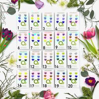 Image 2 of Set 3 párů náušnic Srdíček 1cm 