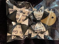 Image 2 of 4" Wizard Map Leather Bows