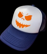 Moon face trucker hat