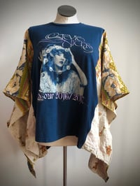 Image 2 of Upcycled “Stevie Nicks Tour 2016/2017” kantha quilt poncho