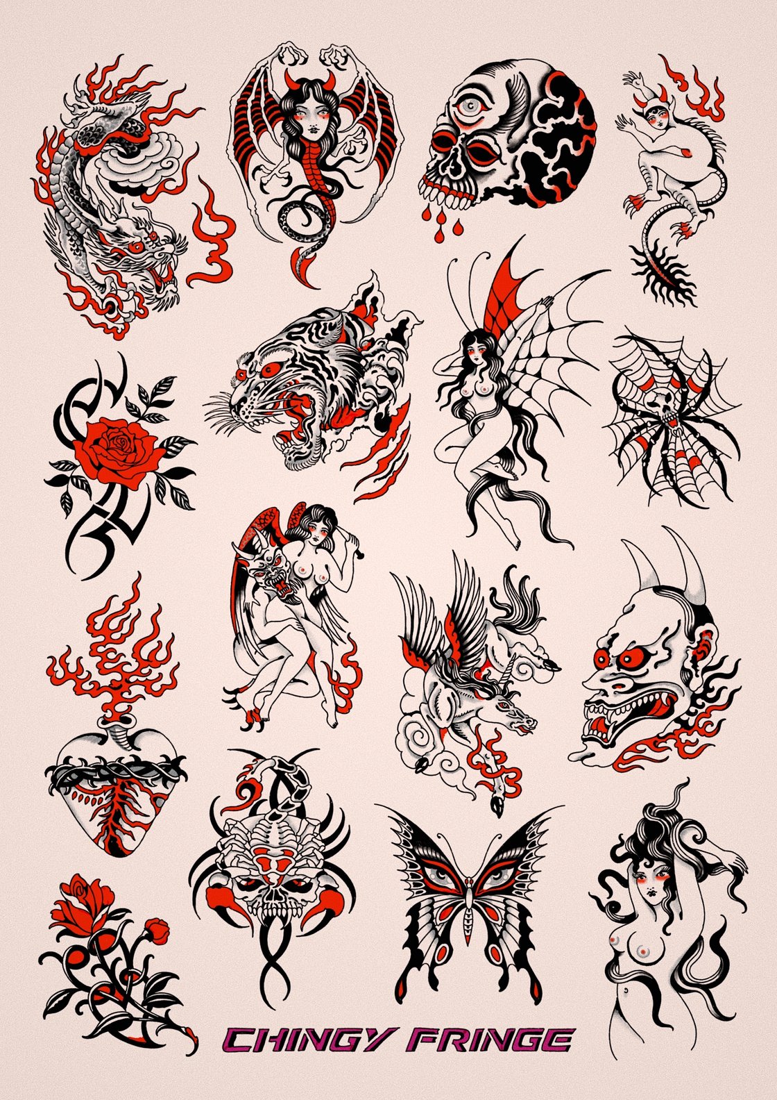 Image of DECEMBER FLASH MENU A2 POSTER