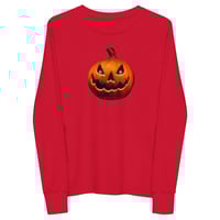 Image 8 of Youth Long Sleeve Tee - Classic Jack O Lantern