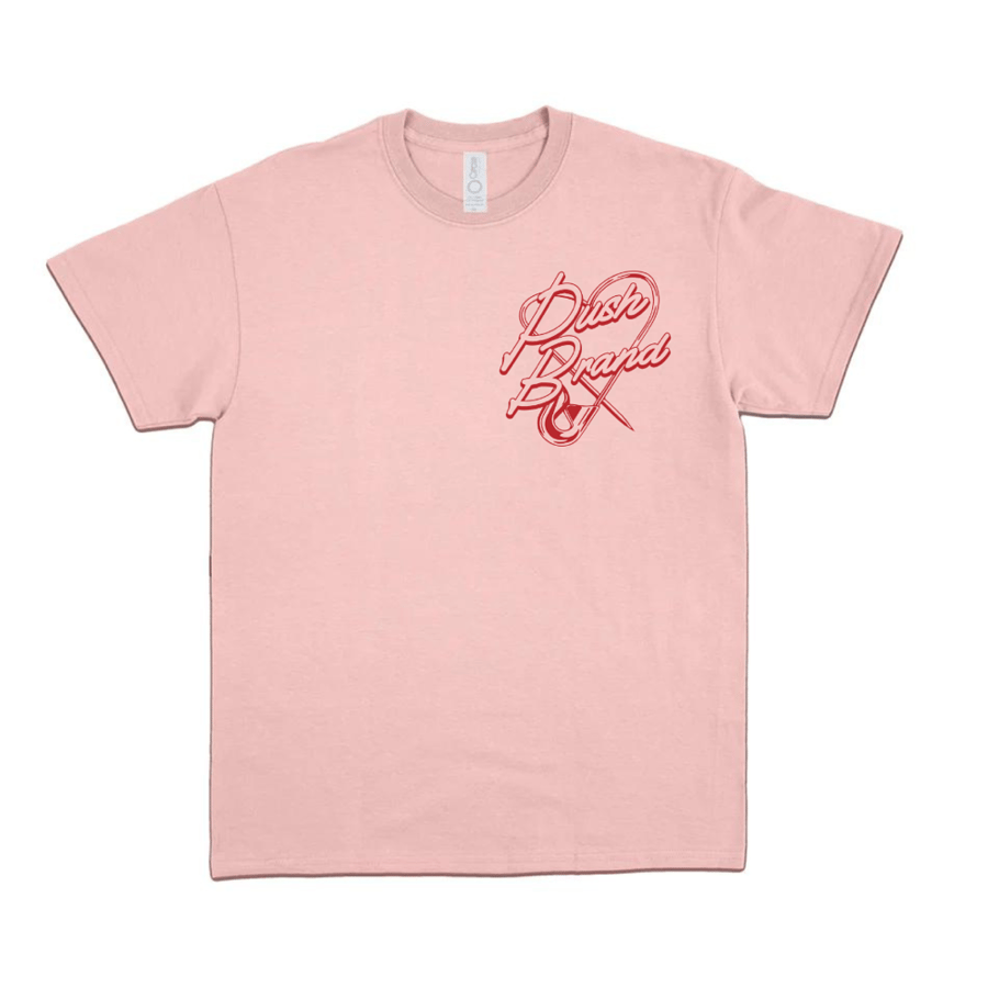Image of God is love t-shirt pink