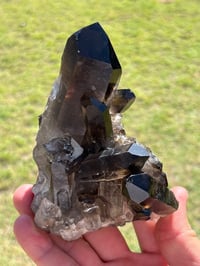 Image 8 of Smoky Quartz Crystal Points Cluster | Brazil #2970