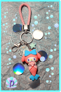Image 4 of Sanrio Mermaid Wristlet Keychain