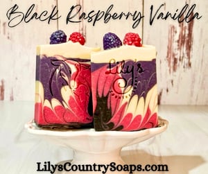 Image of Black Raspberry Vanilla Goat Milk Soap