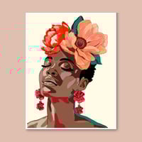 “Flower Crown” Poster Print 8.5x11in