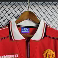 Image 4 of Manchester United 1998/99 Retro Home Jersey